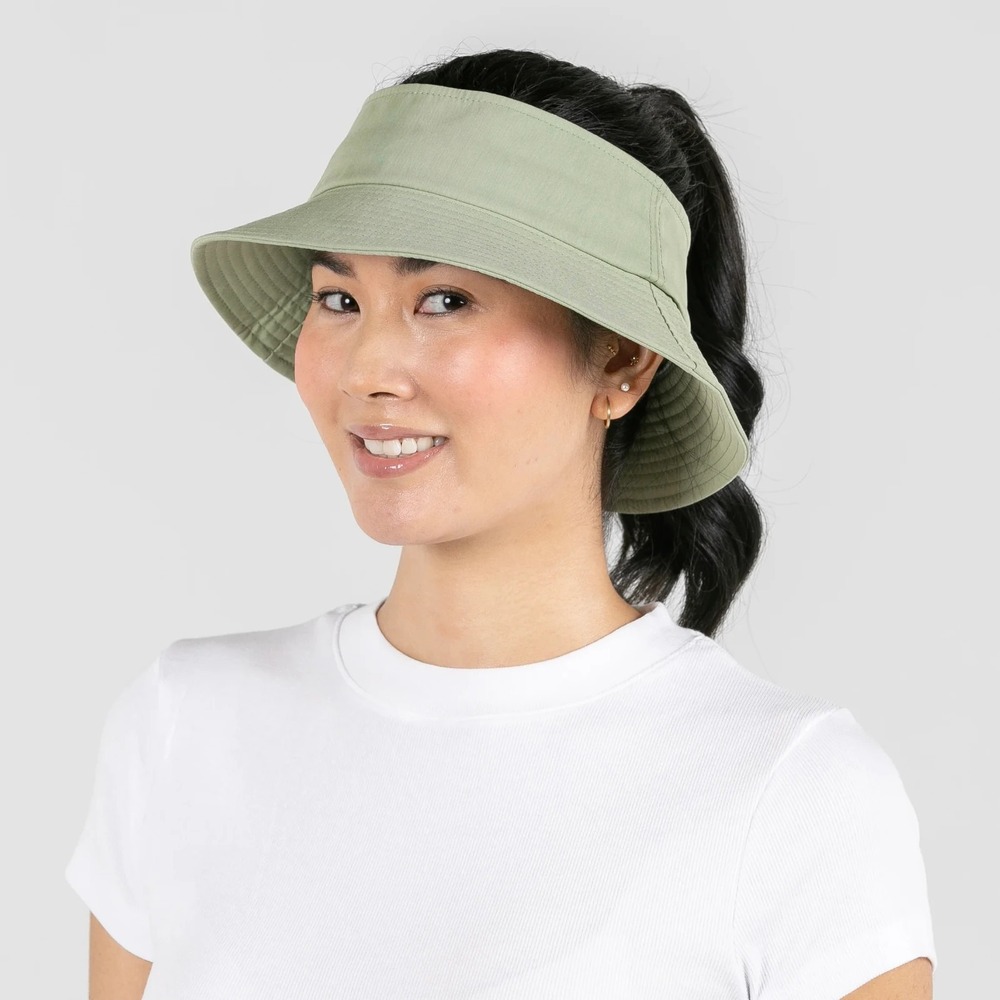 Brims Hat / Head Visor Sage Green Like a bucket hat but cooler Brand New